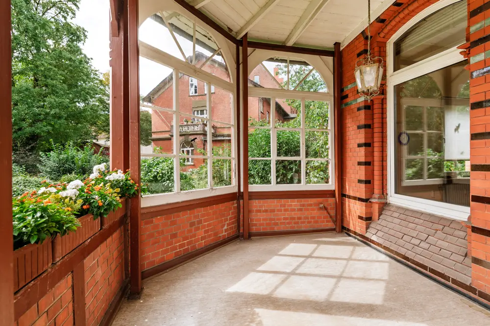 Veranda im Erdgeschoss