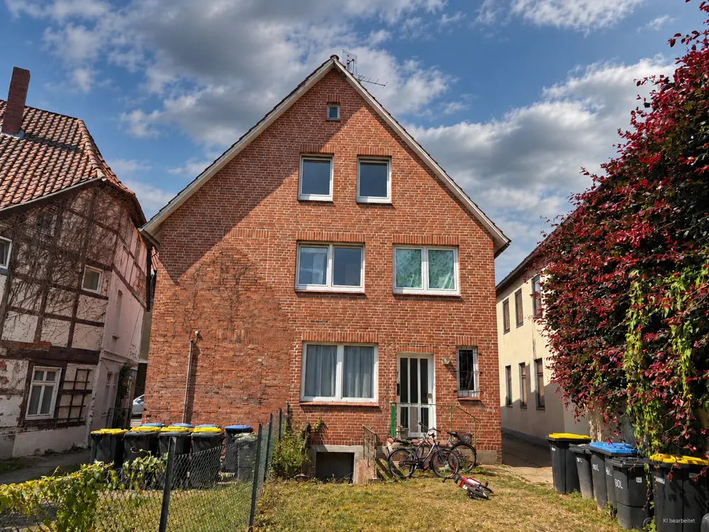 Rückansicht des Hauses