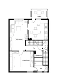 Grundriss Obergeschoss